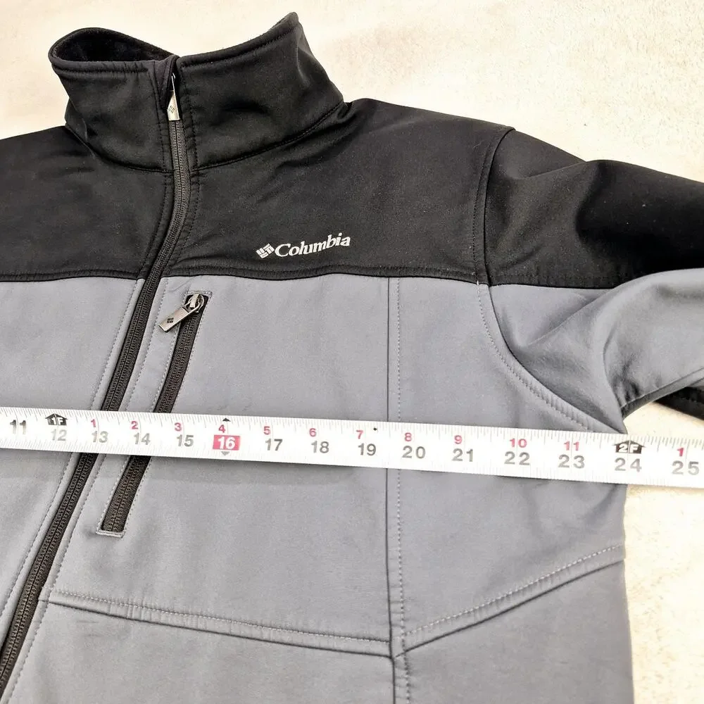 Columbia Men's Cruiser Valley Softshell Jacket Size Large Fleece-lined Defects
